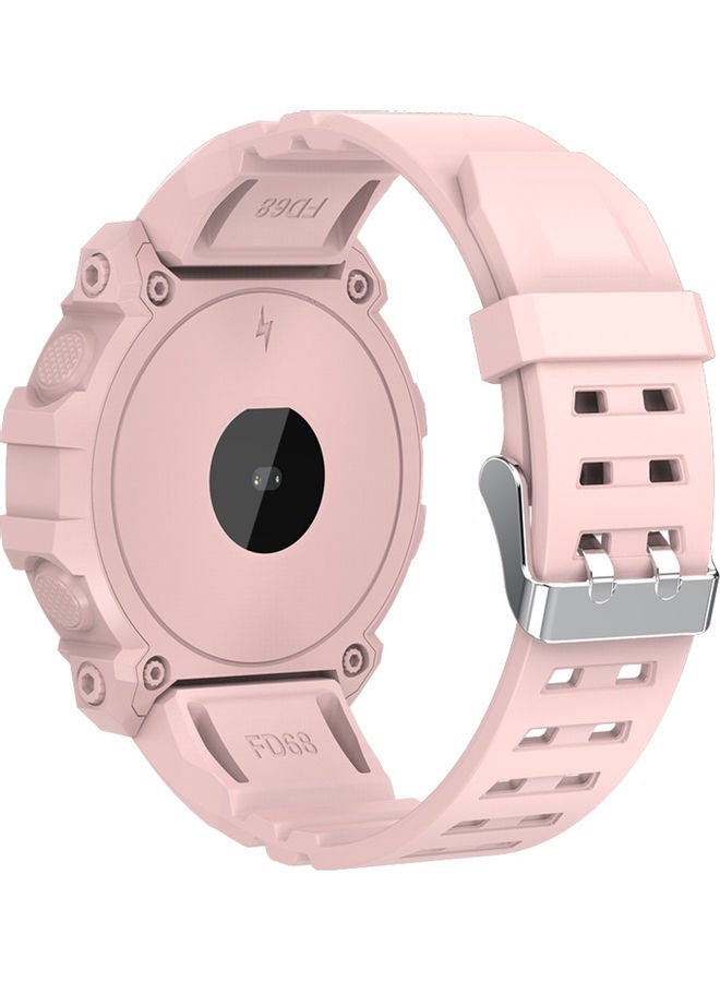 FD68 Intelligent Watch with Heart Rate Sensor Pink - Image 2