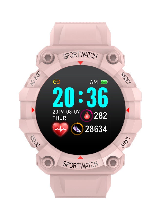 FD68 Intelligent Watch with Heart Rate Sensor Pink - Image 3