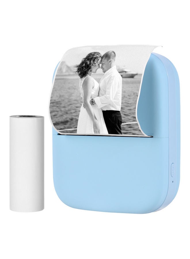 Portable Mini Pocket Printer Blue - Image 5
