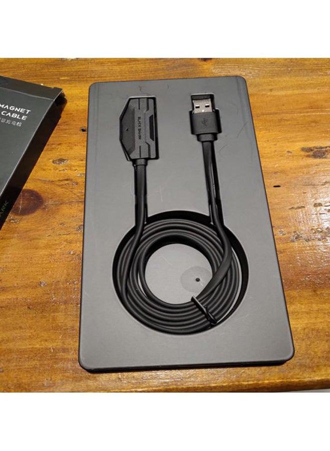 شاومي كابل شحن مغناطيسي من القرش الأسود باللون الأسود أسود - Image 4