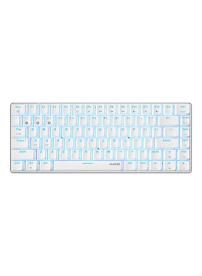 Ajazz 82-Key Wired Dual Mode Mechanical Keyboard White  - Image 1