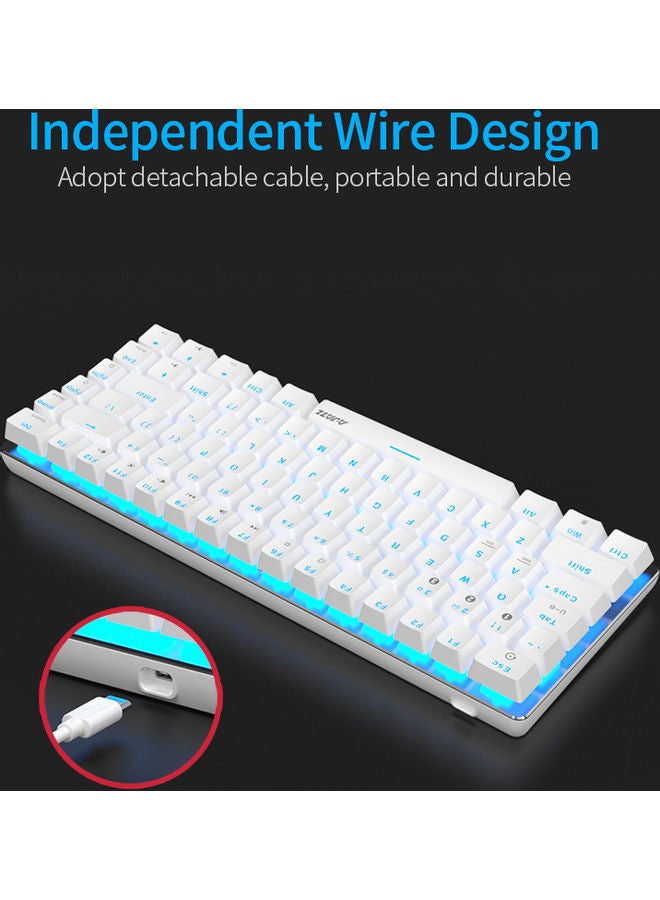 Ajazz 82-Key Wired Dual Mode Mechanical Keyboard White  - Image 2
