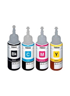 T673 Pack of 4 Color Refill Ink Set For L800 / L1800 Multicolour