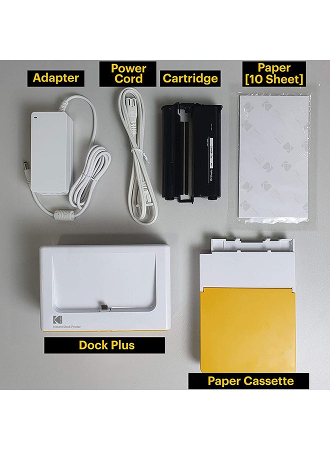 Kodak - Instant Photo Printer With Type-C Dock White - Image 1