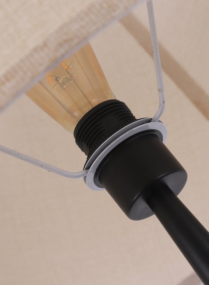 ebb & flow Modern Holmes Tripod Wooden Floor Lamp Unique Luxury Quality Material For Stylish Homes Bedroom Or Office Natural Wood 50X50X32cm  - Image 4