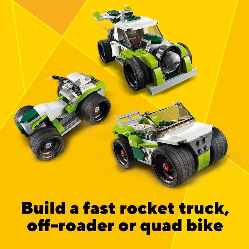 ليغو 31103 Lego Creator 3-In-1 Rocket Truck Building Set 7+ Years  - Image 3