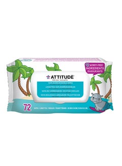 Attitude Eco Baby Wipes - 72 Wipes 