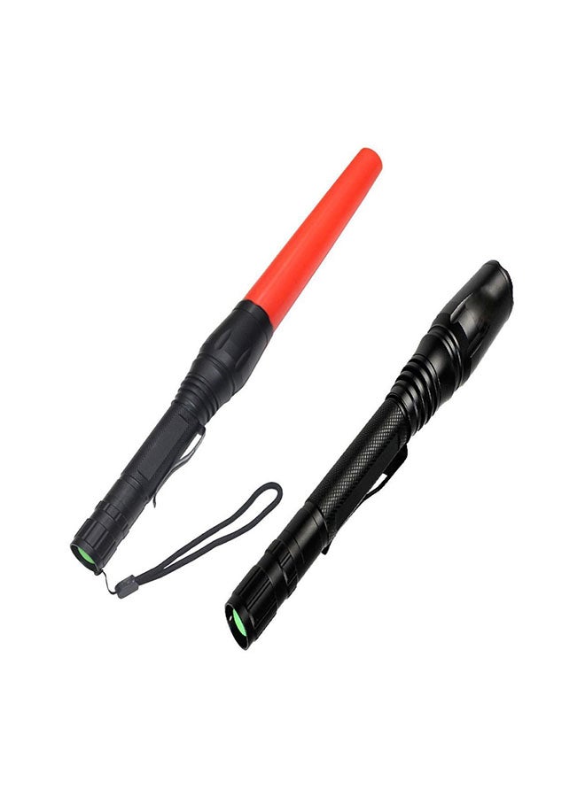 LED Torch Black 12x6x20cm - Image 2