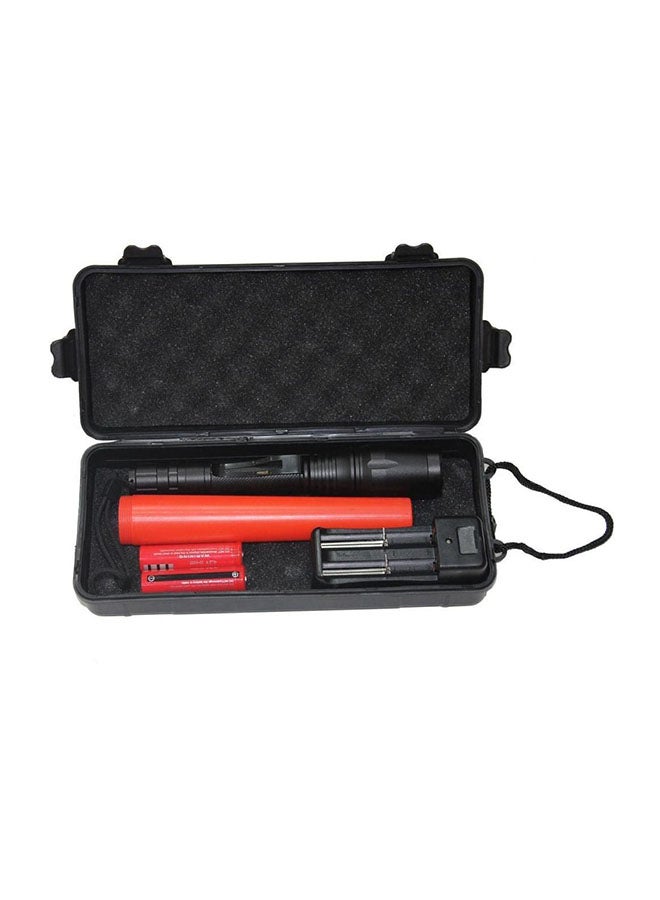 LED Torch Black 12x6x20cm - Image 3