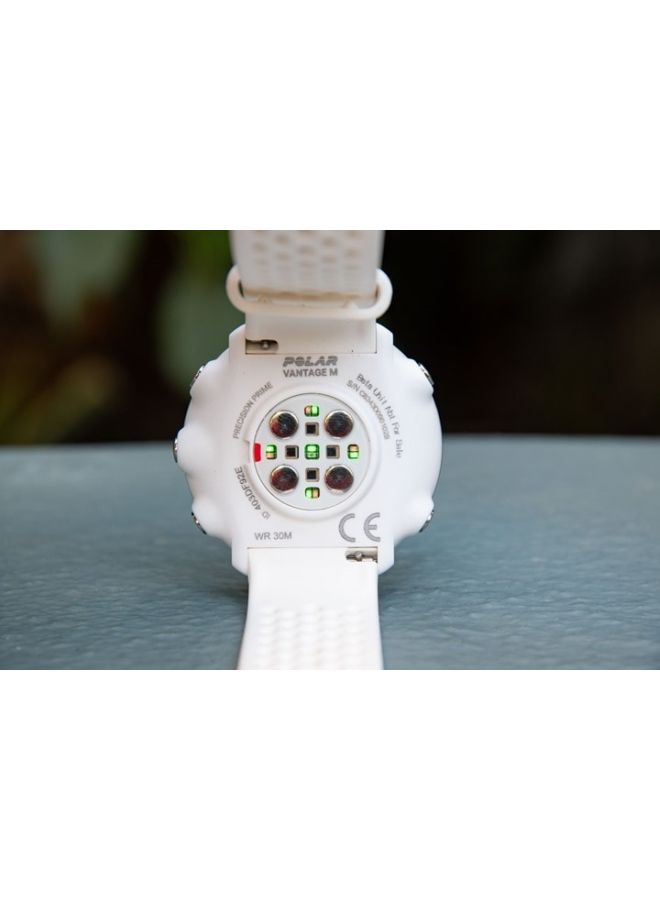 POLAR - Vantage V Waterproof Smart Watch White/Black - Image 1