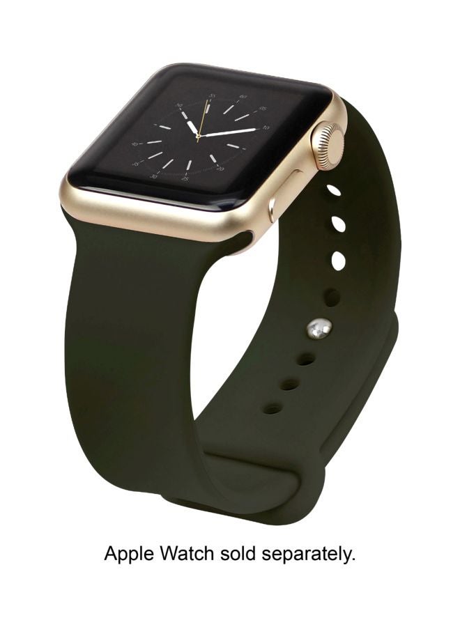 Apple Sport Band For Apple Watch 38mm Dark Olive - Image 4