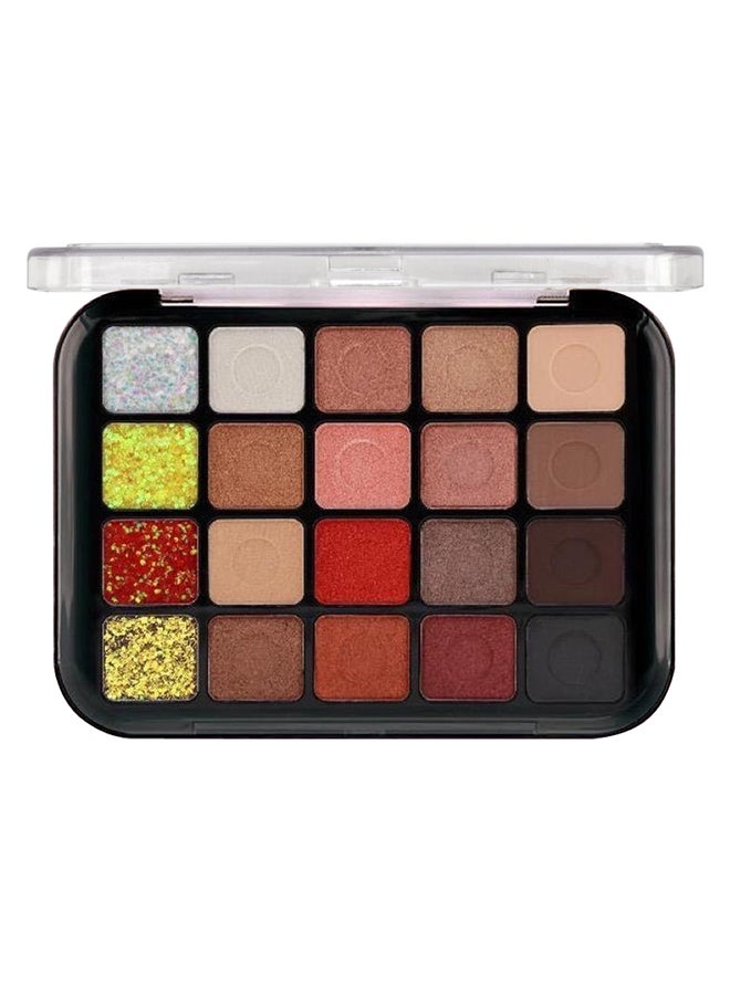 Touch Factor - 20 Colours Eyeshadow Palette Multicolour - Image 1