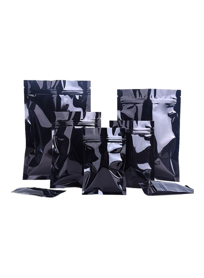 100-Piece Aluminum Foil Bag Black 0.6x0.8x12cm - Image 1
