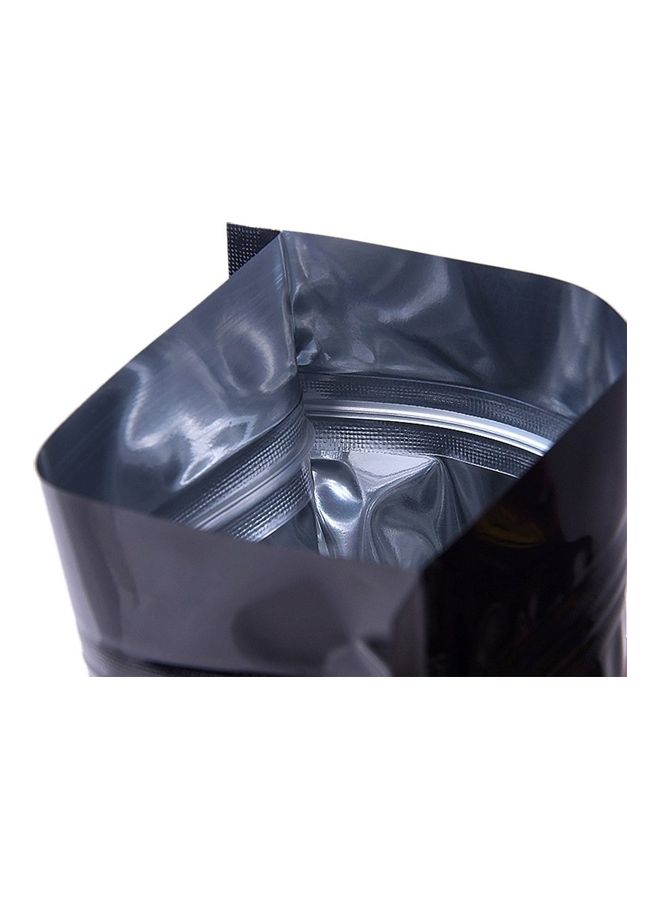 100-Piece Aluminum Foil Bag Black 0.6x0.8x12cm - Image 2