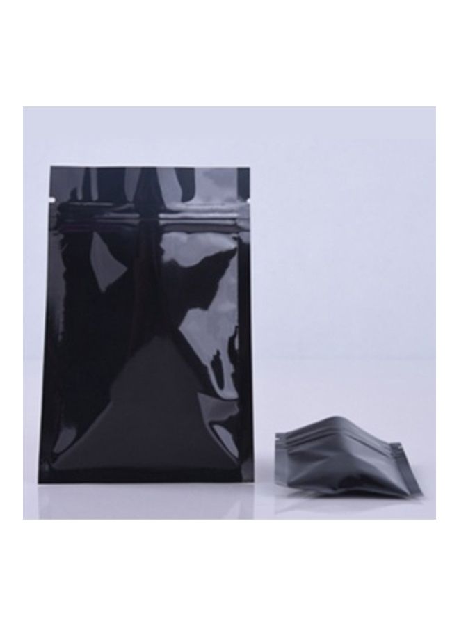 100-Piece Aluminum Foil Bag Black 0.6x0.8x12cm - Image 5
