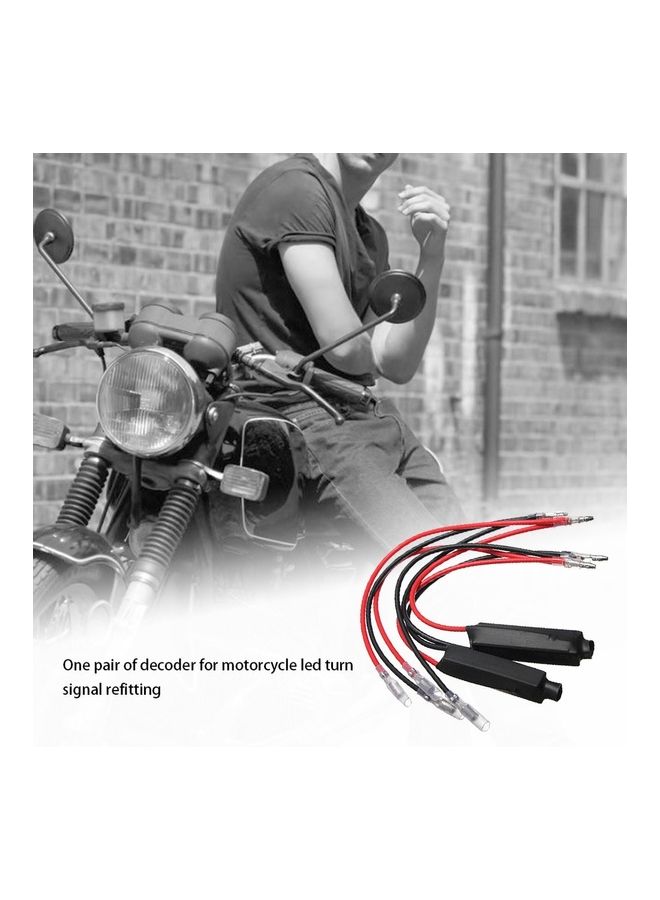 Generic Pair Of 2 Motorcycle LED Turn Signal Indicator Load Resistor Decoders  - Image 3