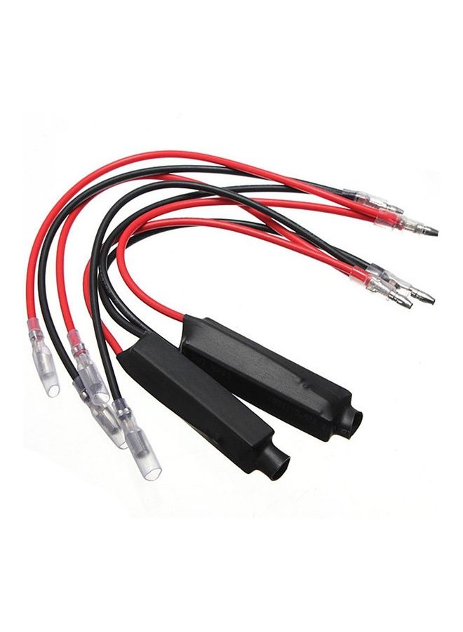 Generic Pair Of 2 Motorcycle LED Turn Signal Indicator Load Resistor Decoders  - Image 1