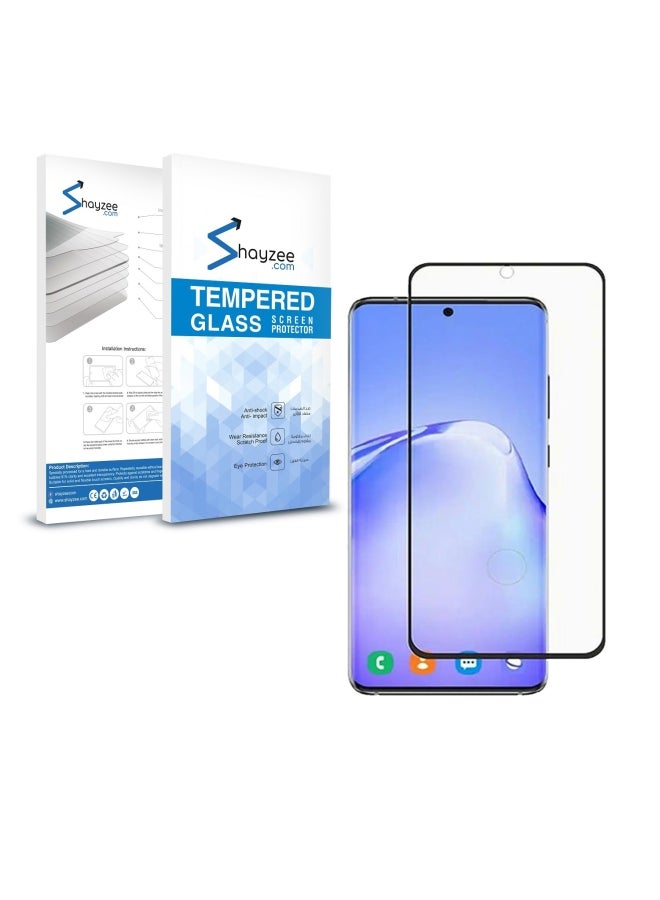 shAyzee Tempered Glass Screen Protector For Samsung Galaxy S20 Ultra Clear/Black - Image 3