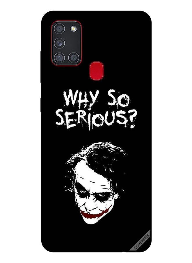 Covernex Protective Case Cover for Samsung Galaxy A21S Black/White - Image 1