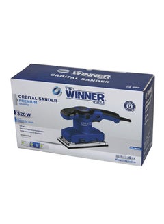 Winner Orbital Sander 320W Blue/Black 10x16x28cm  - Image 3