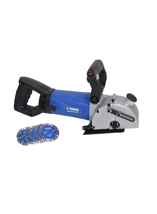 Winner Wall Chaser Graving Machine With Disc Blue/Black 20x25x57cm  - Image 2