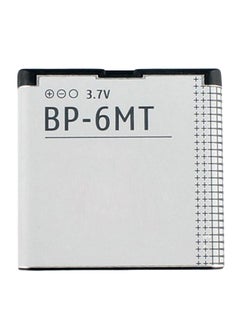 بطارية هاتف محمول طراز BP-6MT 1050.0 mAh أبيض/ أسود