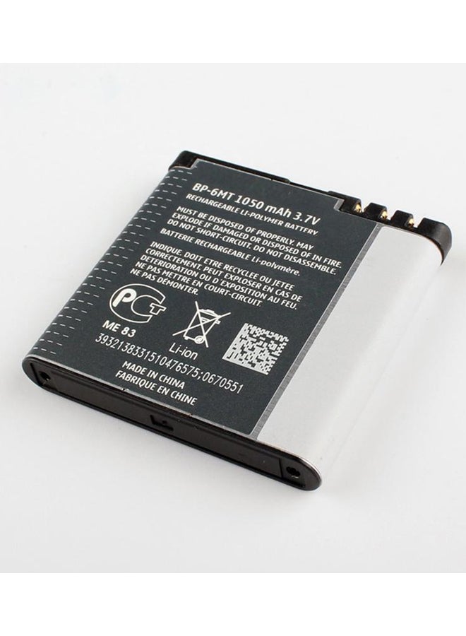 نوكيا - بطارية هاتف محمول طراز BP-6MT 1050.0 mAh أبيض/ أسود - Image 1