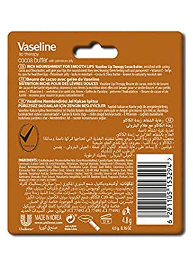 Vaseline - Lip Moisturizer Cocoa Butter Brown 4.8grams - Image 1