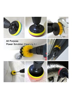 12 Piece Electric Drill Brush Scrub Pads Multicolour 20.00x14x11cm - v1618268354/N46513987A_6