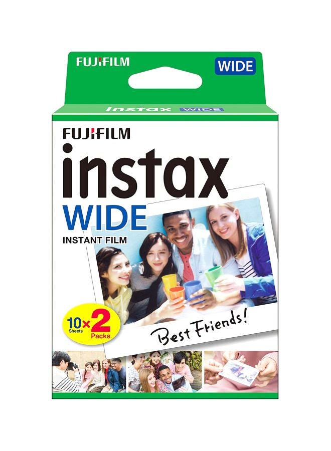 FUJIFILM Pack Of 3 Instax Wide Instant Film white  - Image 3