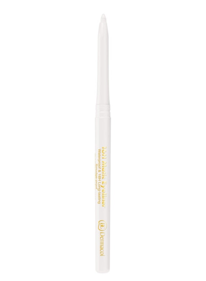 Dermacol 16H Matic Eyeliner Pencil White  - Image 1