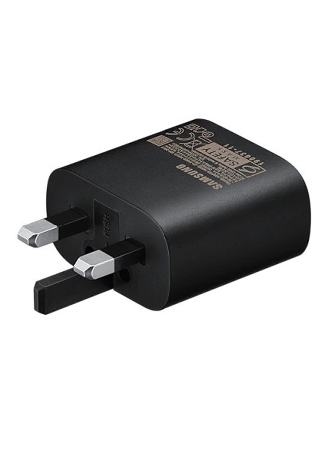 Samsung - 25W Travel Adapter (Super Fast Charging without USB Cable) Black - Image 1