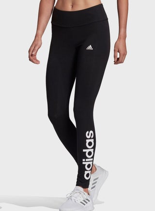 Loungewear Essentials High-Rise Logo Leggings Black/White - v1618296519/N46530672V_1