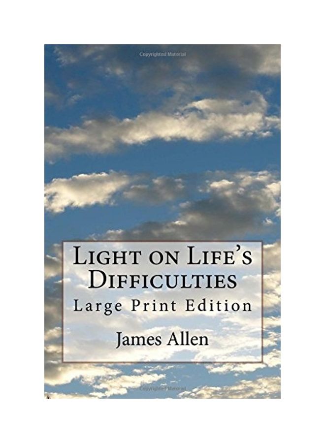 Light On Life's Difficulties Paperback English by James Allen 