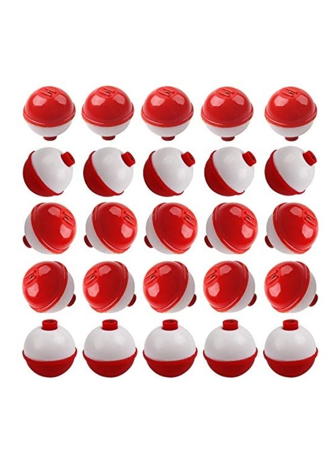 إيزي طقم عوامات طافية دائرية لصيد الأسماك من 25 قطعة