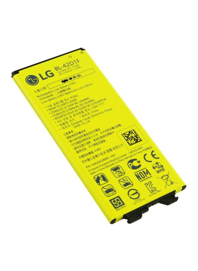 إل جي - بطارية بديلة لهاتف إل جي H850 Bl-42D1F 2800.0 mAh أصفر - Image 1