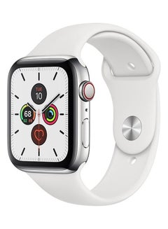 T500 Series 5 Fitness Tracker Smart Watch With Replaceable Strap White/Silver