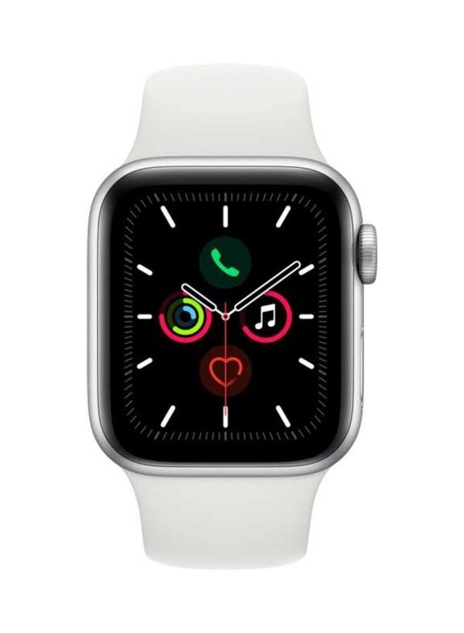 Eworld - T500 Series 5 Fitness Tracker Smart Watch With Replaceable Strap White/Silver - Image 1