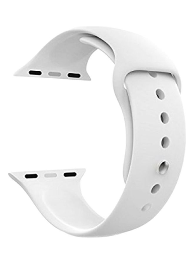 Eworld - T500 Series 5 Fitness Tracker Smart Watch With Replaceable Strap White/Silver - Image 1