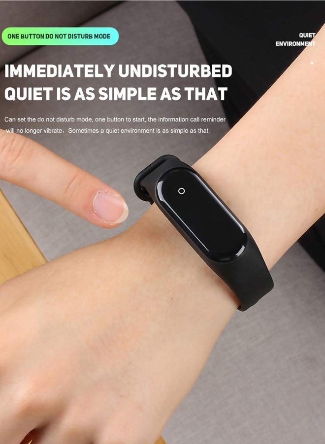 MARGOUN M4 Smart Activity Tracker Black  - Image 5