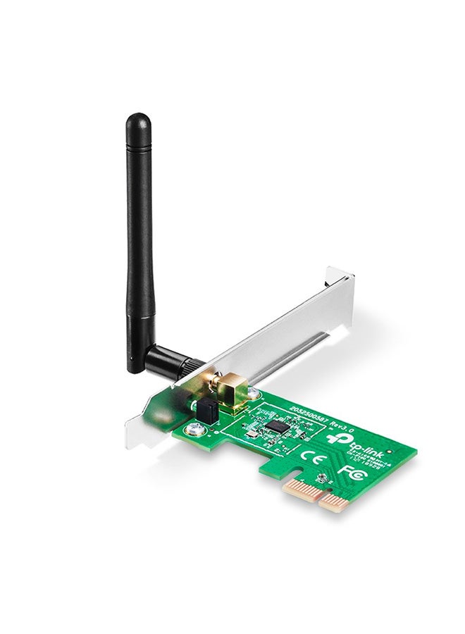 TP-LINK Wireless N Pci Express Adapter Black/Silver/Green  - Image 3