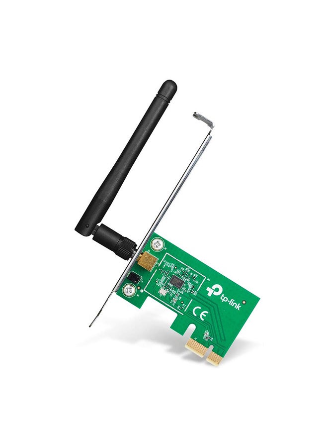 TP-LINK Wireless N Pci Express Adapter Black/Silver/Green  - Image 4