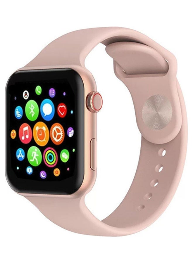 Eworld - T500 Series 5 Fitness Tracker Smart Watch With Replaceable Strap Pink/Rose Gold - Image 1