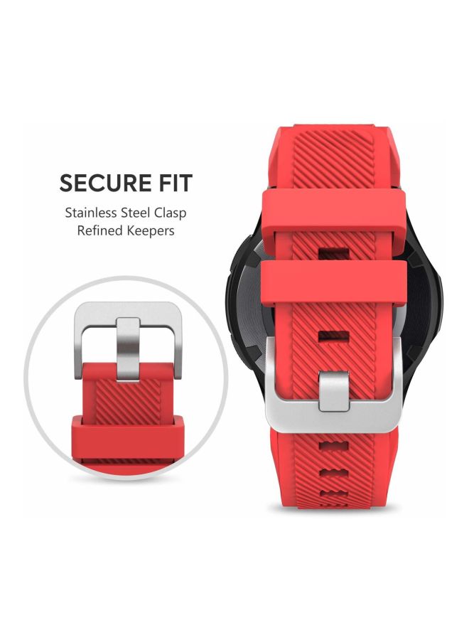 Voberry Clasp Replacement Band For Samsung Galaxy Watch Red - Image 5