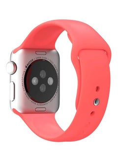 MARGOUN Apple Watch Band 38mm/40mm/41mm Silicone Sport Watch Strap Peach  - Image 3