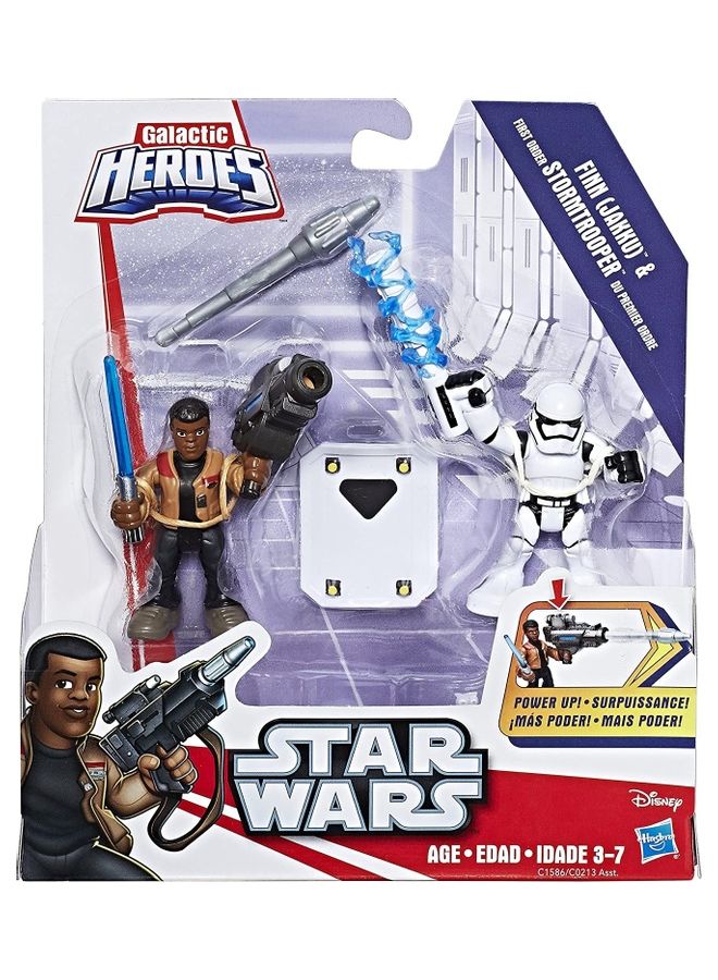 هاسبرو - جيمينج مجموعة شخصيتي فين وجندي ستورمتروبر من المرتبة الأولى من قطعتين - Image 1