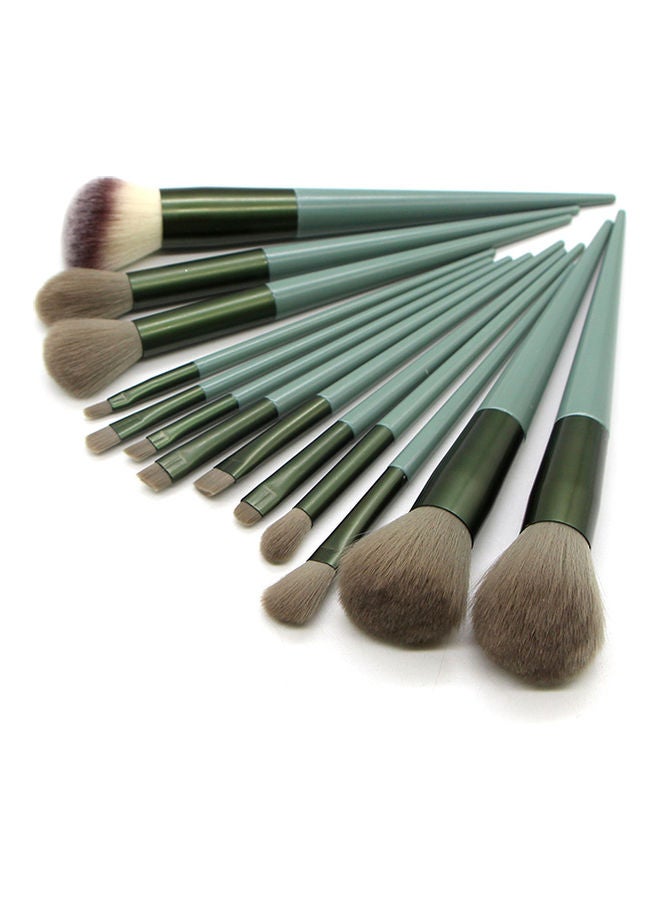 13-Piece Makeup Brush Set Green - v1618310677/N46538332A_5