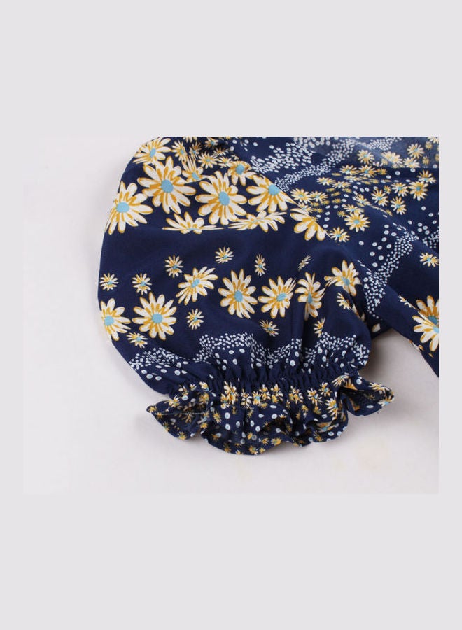 أوتاد فستان متوسط الطول أنيق ومطبوع - Image 5