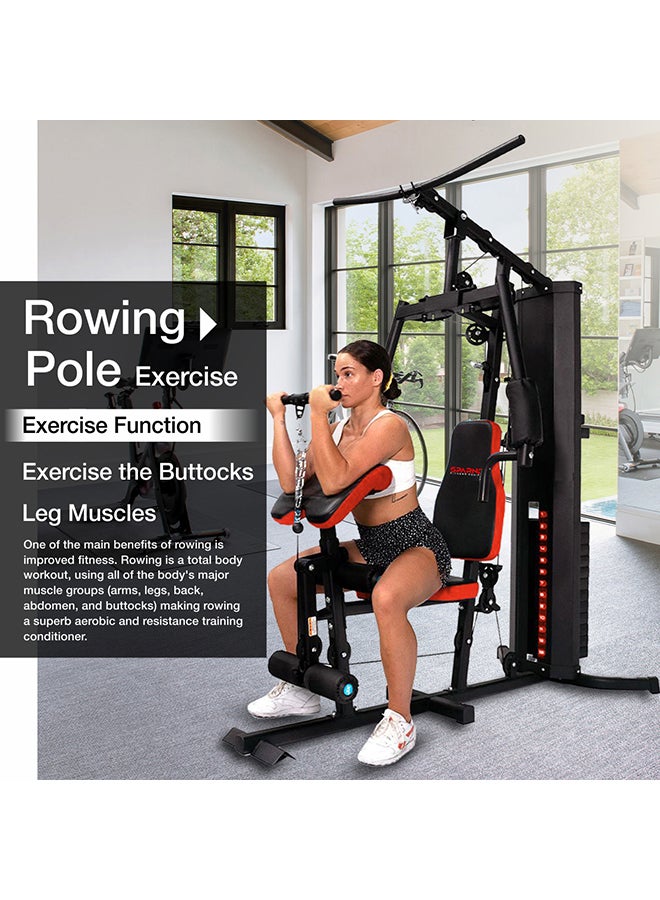 Sparnod Fitness - SHG-10000 Multifunctional Heavy-Duty Steel Frame Home Gym Station 106.7x104.1x45.9cm - Image 1