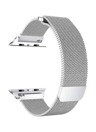 Stainless Steel Mesh Loop Replacement Wrist Band strap For Apple Watch 42mm Silver - v1618313809/N11794821A_3